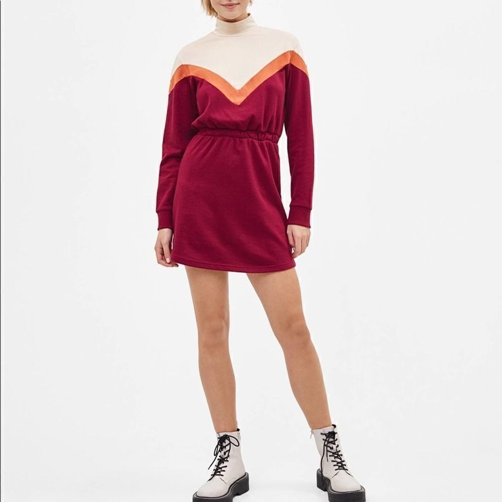 Bershka Pullover Long Sleeve Dress